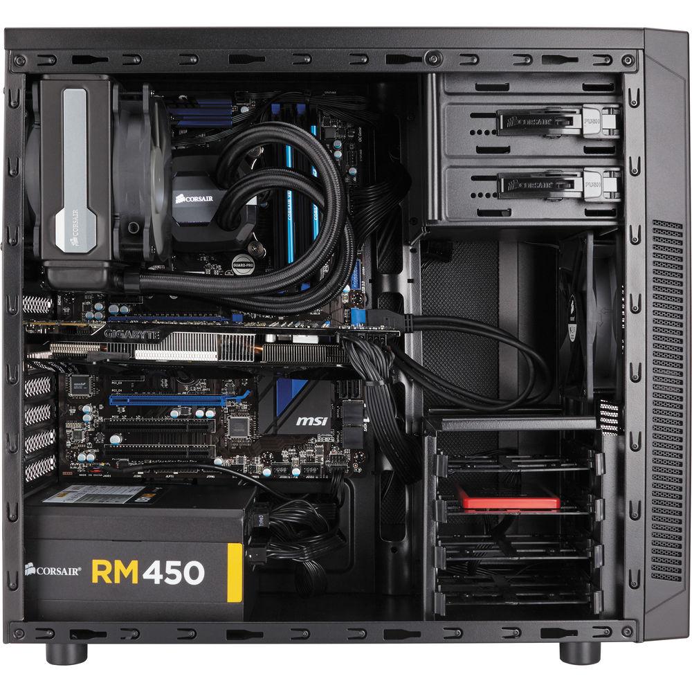 Corsair CC-9011077-WW Carbide Series 100R Silent Edition Mid-Tower Case