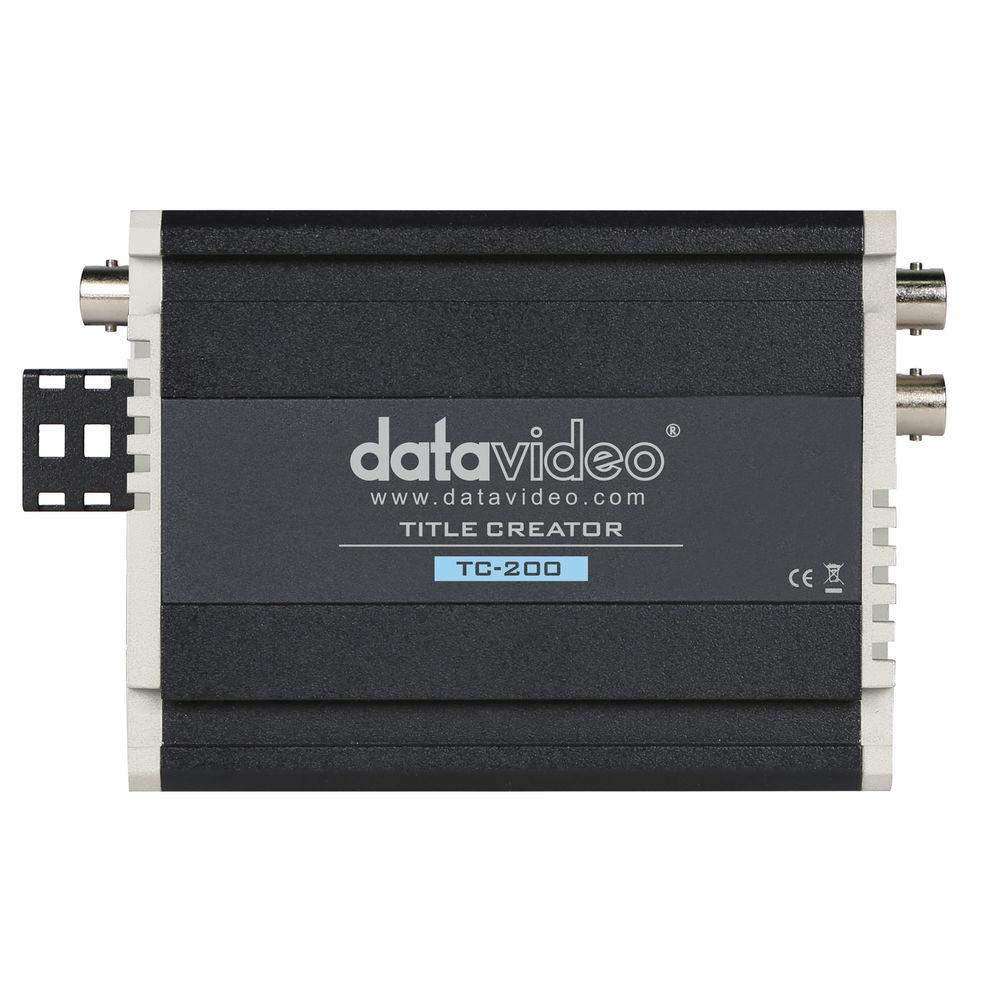 Datavideo TC-200 Character Generator with HP Elitebook Laptop