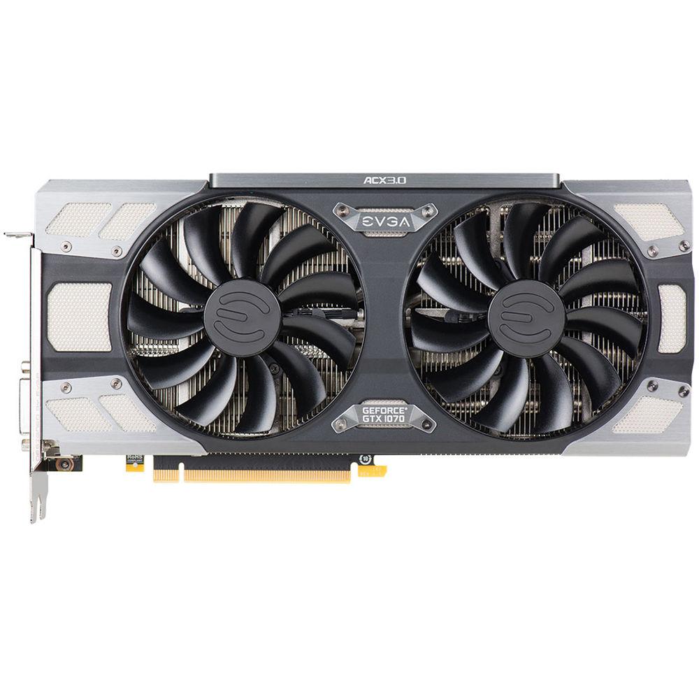 EVGA GeForce GTX 1070 FTW DT GAMING Graphics Card