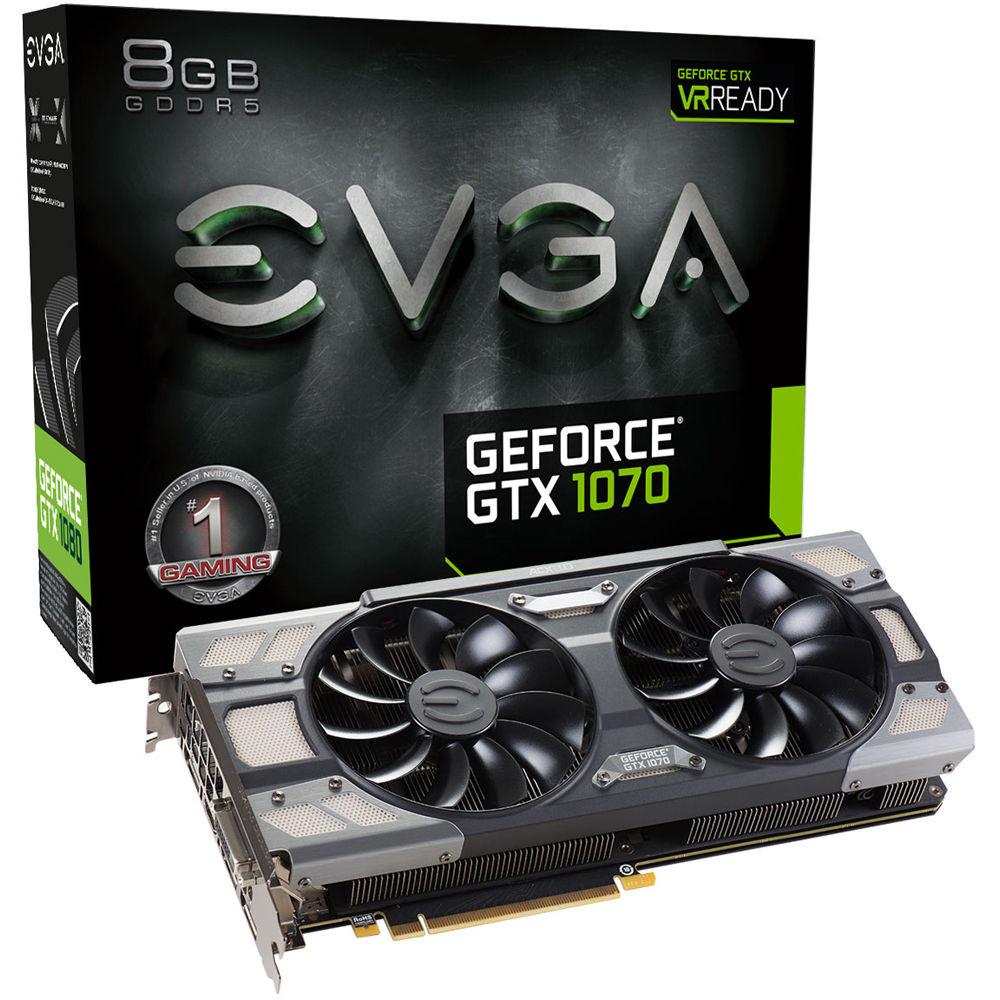 EVGA GeForce GTX 1070 FTW DT GAMING Graphics Card