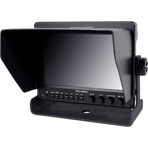 FeelWorld 7" IPS 1280 x 800 Camera-Top Monitor with Waveform and Scope Functions, and HDMI-to-SDI Output
