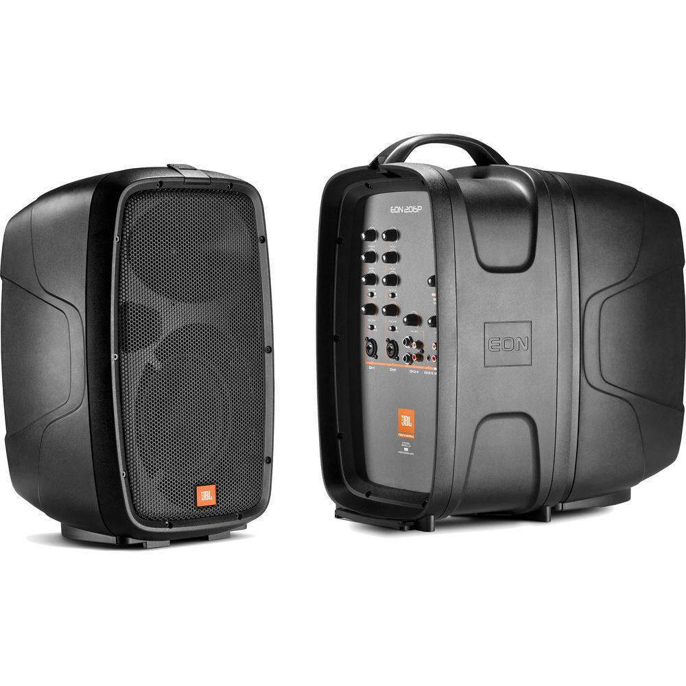 JBL EON206P - Portable 6.5" Two-Way PA System With Detachable Powered Mixer