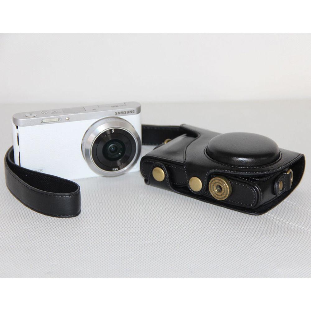 MegaGear MG393 Ever Ready Protective Camera Case and Bag for Samsung NX Mini with 9mm Lens Kit