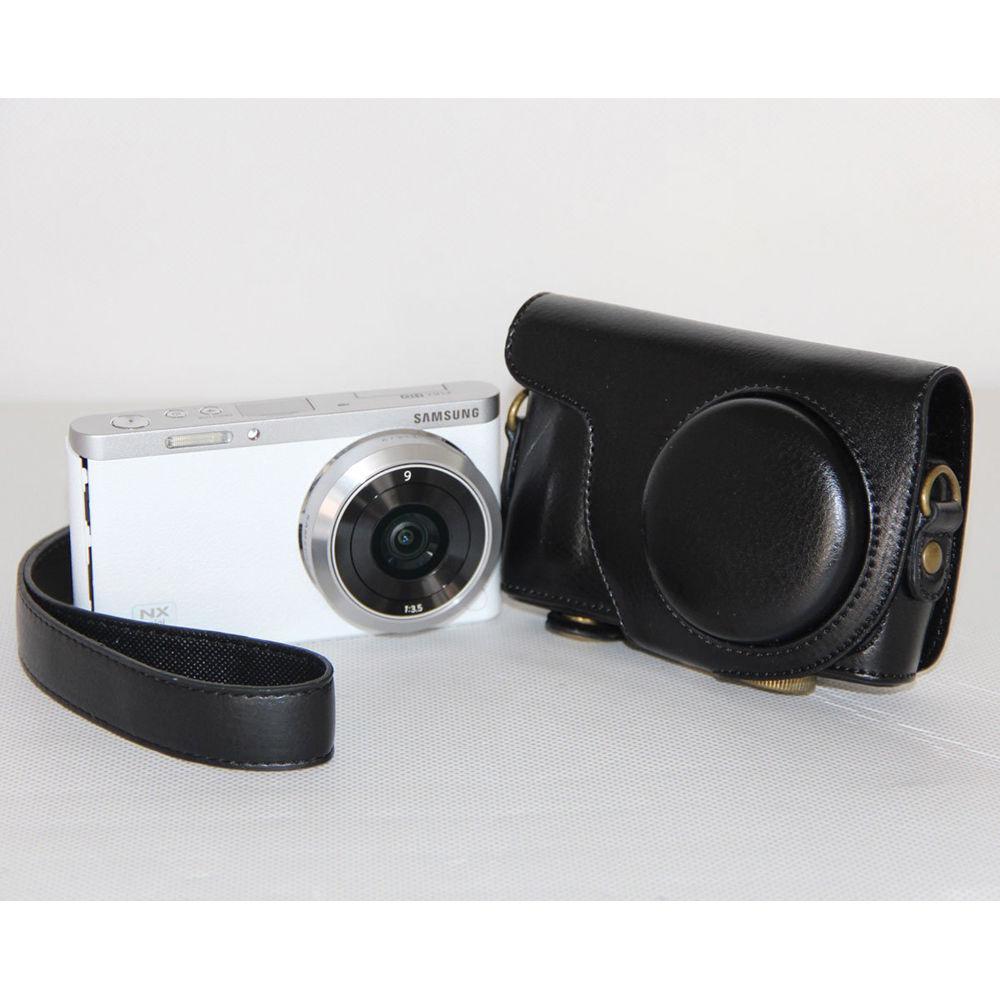 MegaGear MG393 Ever Ready Protective Camera Case and Bag for Samsung NX Mini with 9mm Lens Kit