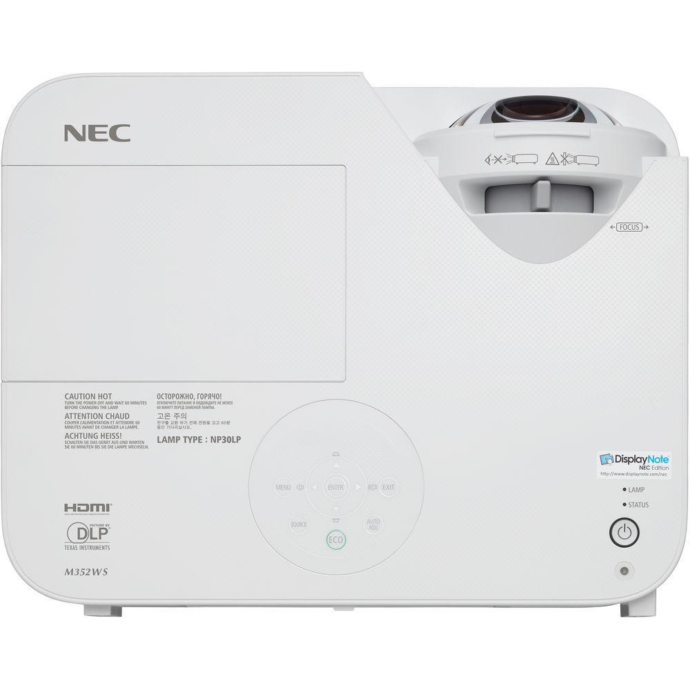 NEC NP-M353WS 3500 Lumen WXGA DLP Projector, NEC, NP-M353WS, 3500, Lumen, WXGA, DLP, Projector