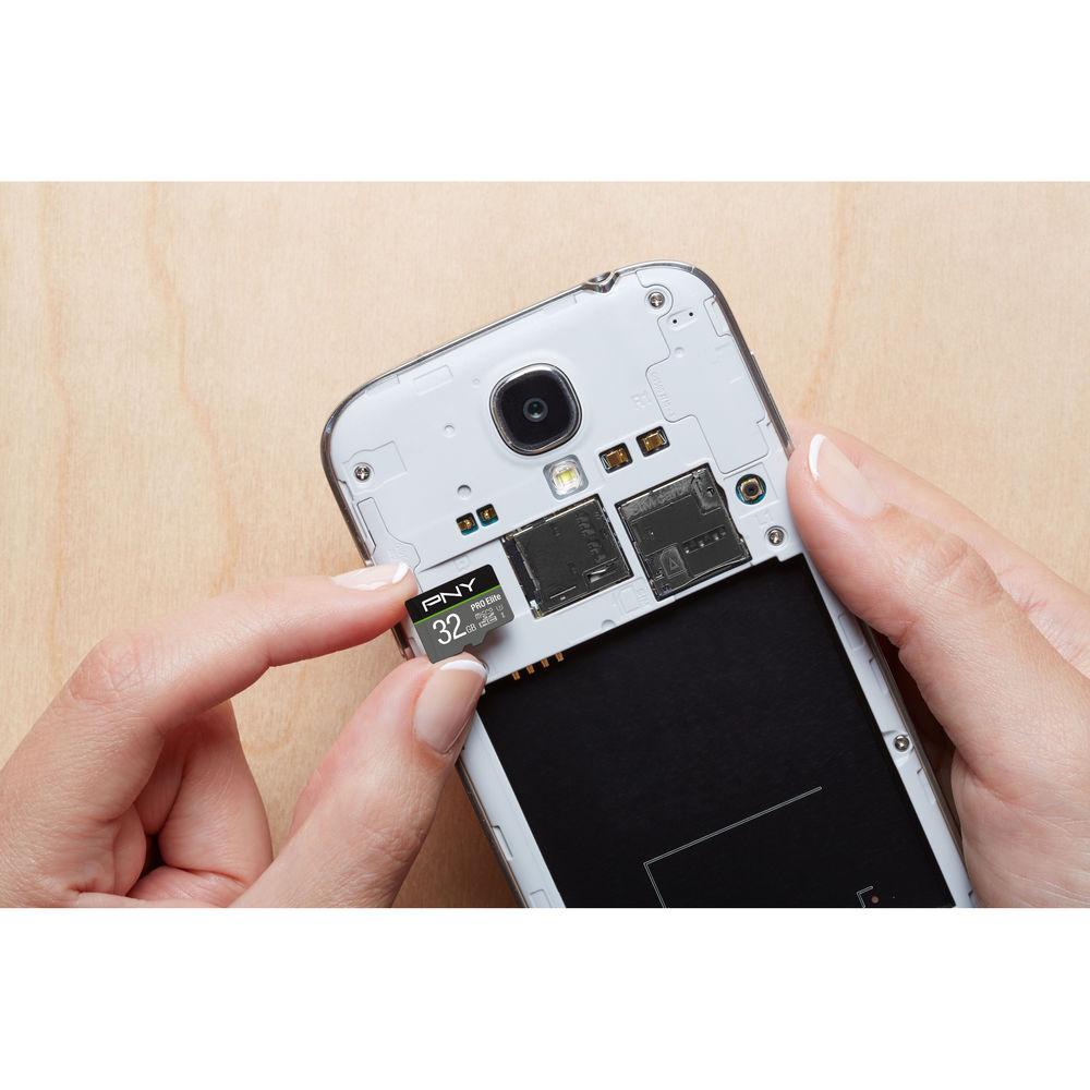 PNY Technologies 32GB Pro Elite microSDHC Memory Card
