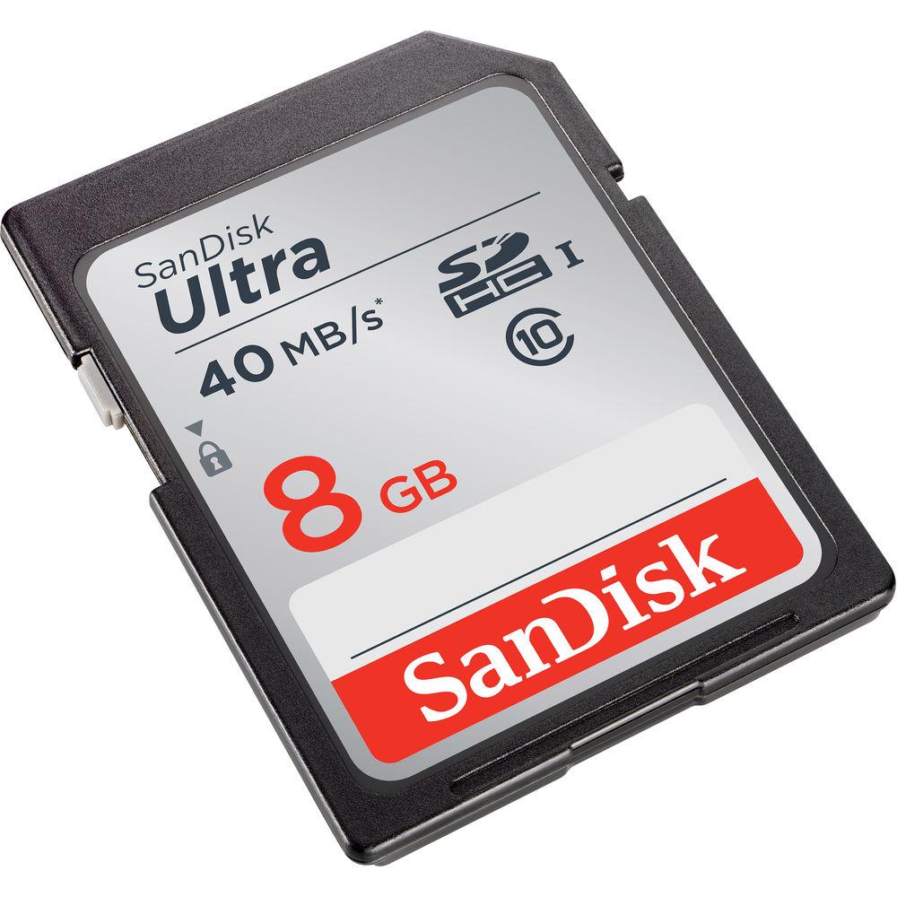 SanDisk 8GB Ultra UHS-I SDHC Memory Card
