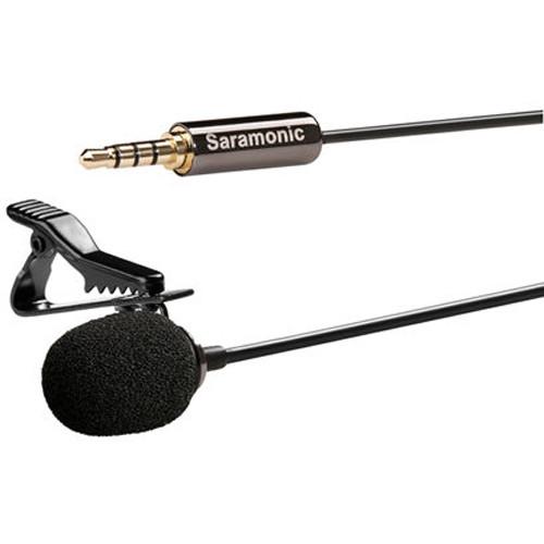Saramonic SR-LMX1 Lavalier Microphone for Mobile Devices, Saramonic, SR-LMX1, Lavalier, Microphone, Mobile, Devices