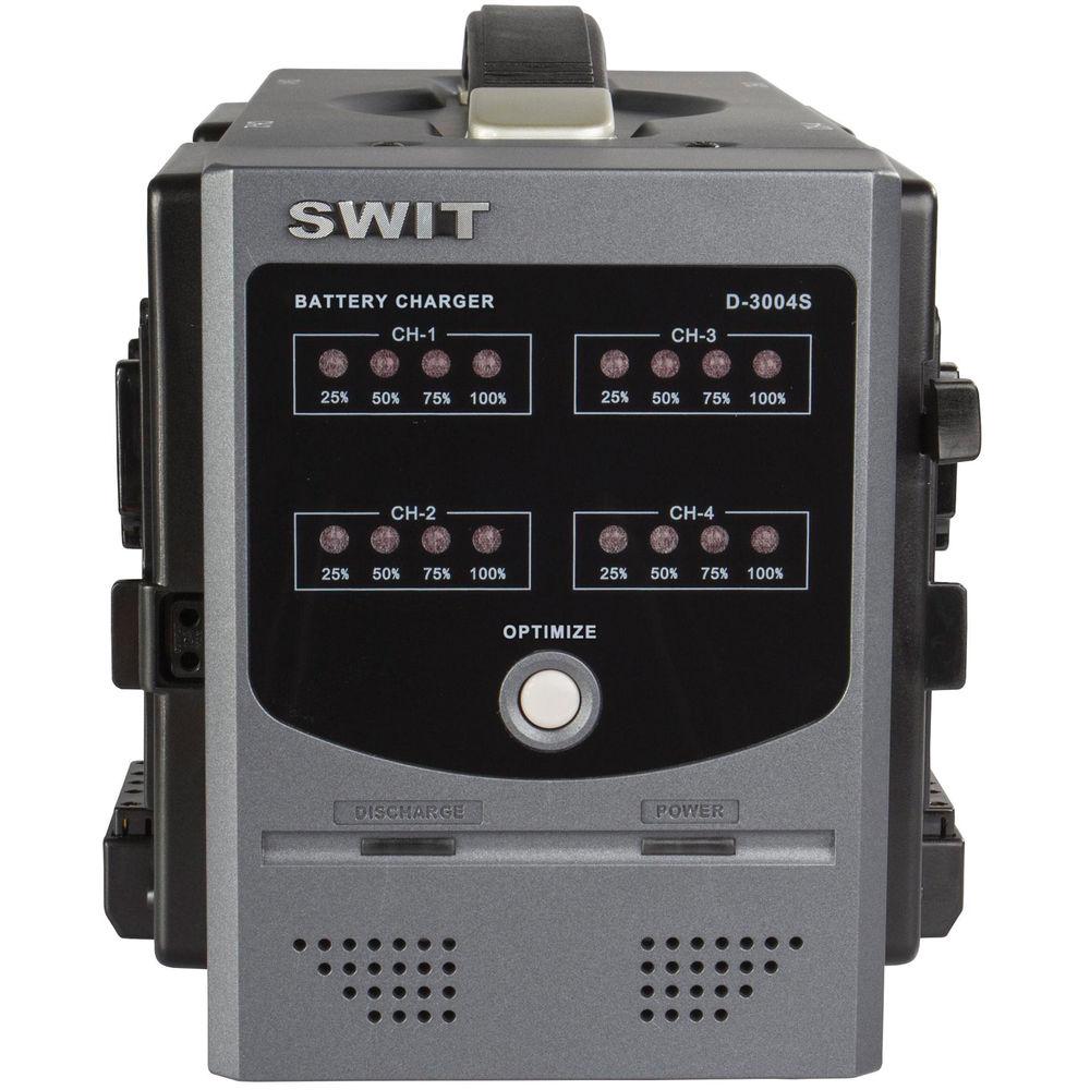 SWIT D-3004S V-Mount Charger for V-Mount Batteries, SWIT, D-3004S, V-Mount, Charger, V-Mount, Batteries
