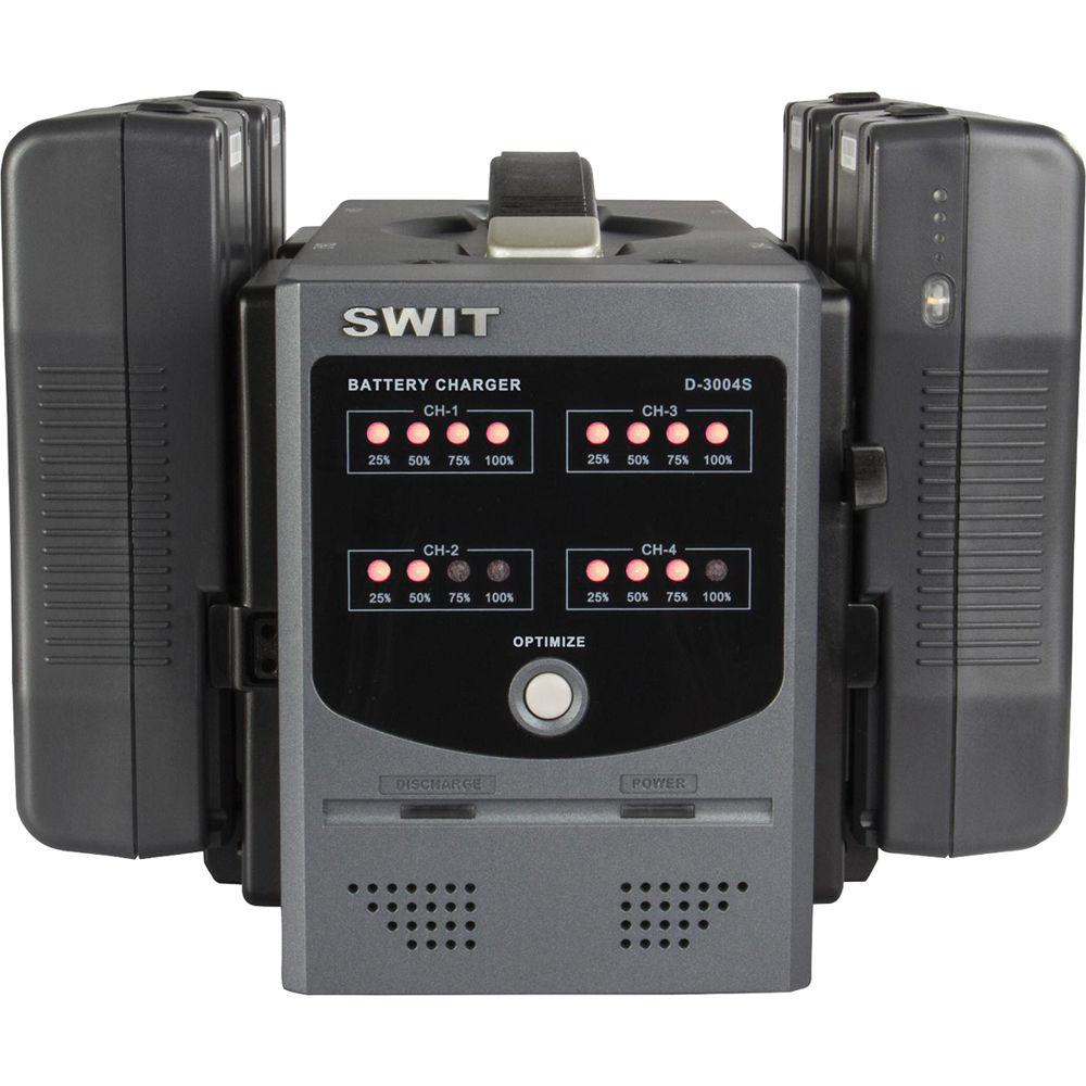 SWIT D-3004S V-Mount Charger for V-Mount Batteries, SWIT, D-3004S, V-Mount, Charger, V-Mount, Batteries