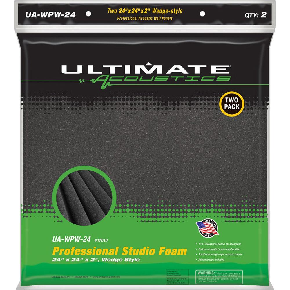 Ultimate Acoustics 24 x 24 x 2" Wedge-Style Acoustic Panels