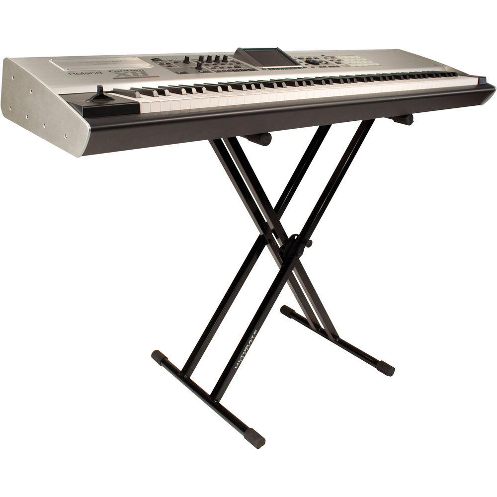 Ultimate Support IQ-2000 X- Style Double Brace Keyboard Stand
