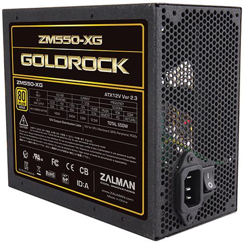 ZALMAN USA ZM550 550W Gold Rock Modular Power Supply
