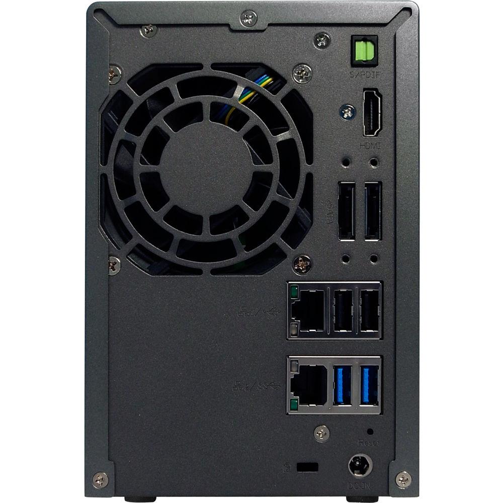 Asustor 2-Bay NAS Server with Intel Celeron Braswell Quad-Core Processor & 4GB Dual-Channel Memory