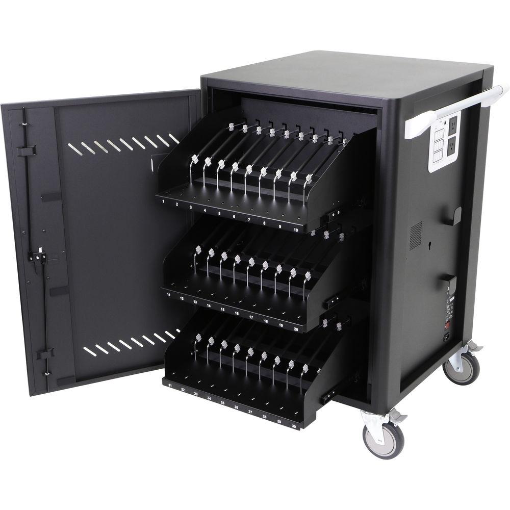 AVer C30u 30-Device USB Charge and Sync Cart, AVer, C30u, 30-Device, USB, Charge, Sync, Cart