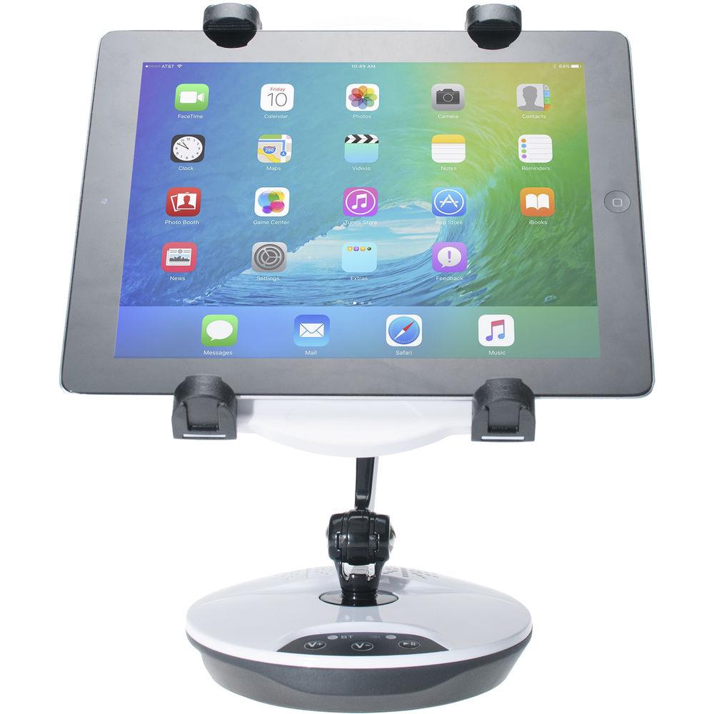 CTA Digital Bluetooth Speaker Stand for Tablets, CTA, Digital, Bluetooth, Speaker, Stand, Tablets