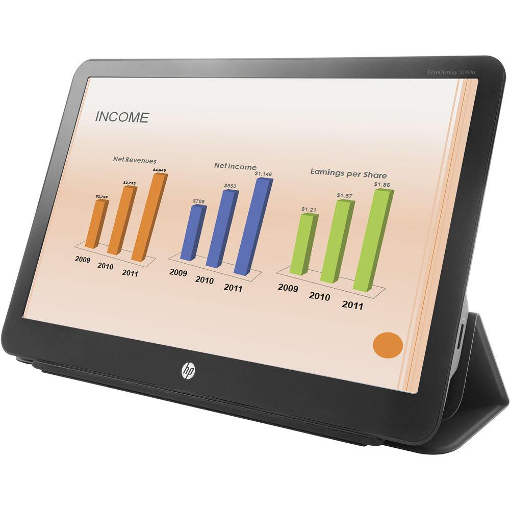 HP EliteDisplay S140u 14" LED Backlit USB-Powered Portable Monitor