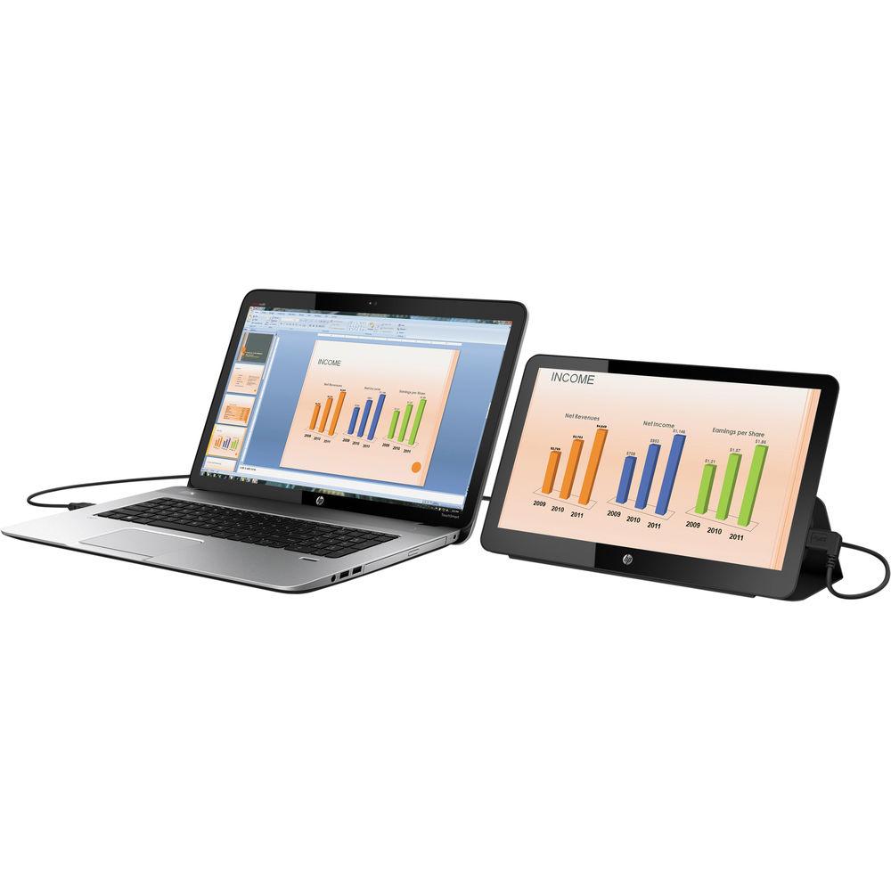 HP EliteDisplay S140u 14" LED Backlit USB-Powered Portable Monitor