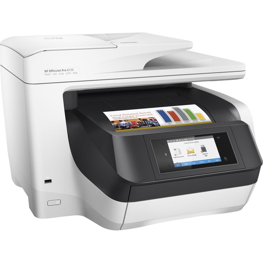 HP OfficeJet Pro 8720 All-in-One Inkjet Printer