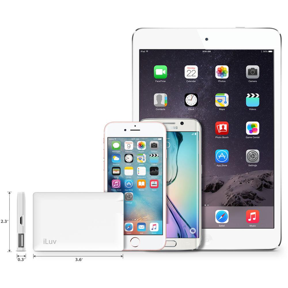 iLuv myPower25 2500mAh Slim Portable Battery Pack