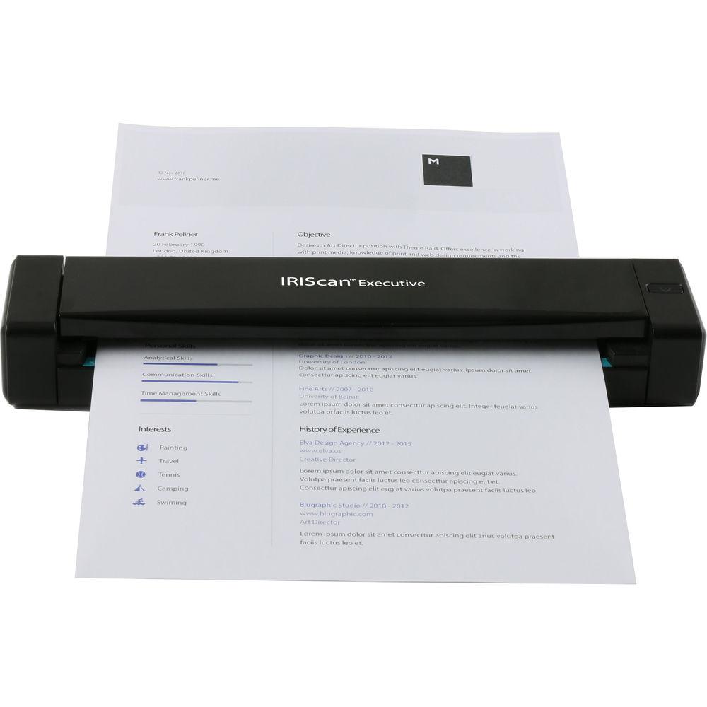 IRIS IRIScan Executive 4 Mobile Duplex Scanner