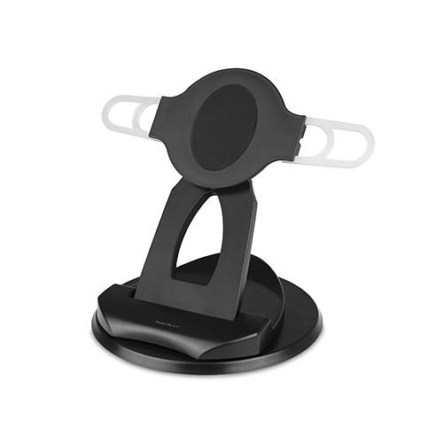 Macally SPINGRIP 2-in-1 Swivel Desk Stand and Hand Strap Tablet Holder