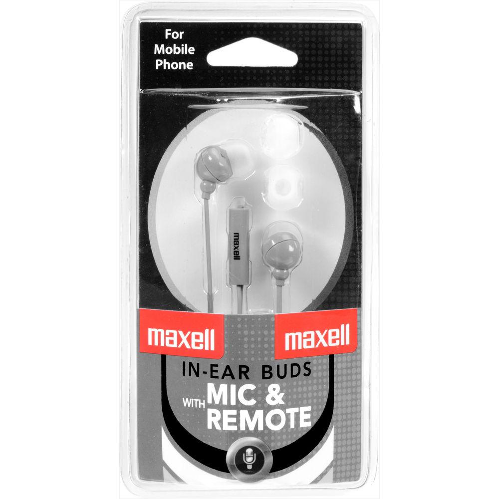 Maxell In-Ear Headphones with Microphone and Remote, Maxell, In-Ear, Headphones, with, Microphone, Remote