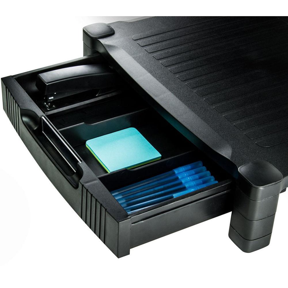 Mount-It! MI-7221 Adjustable Riser and Drawer Desk Stand