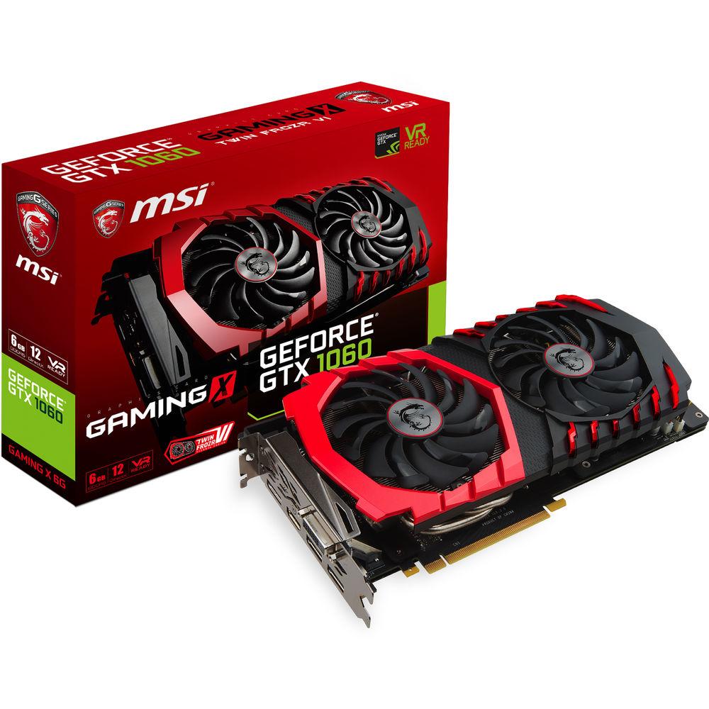 MSI GeForce GTX 1060 GAMING X 6G Graphics Card