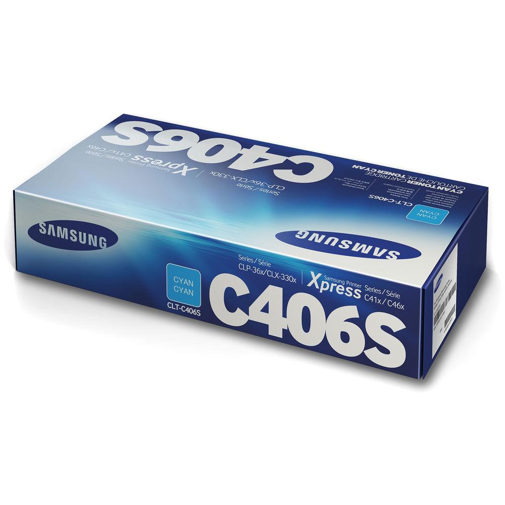 Samsung CLT-C406S Cyan Toner Cartridge