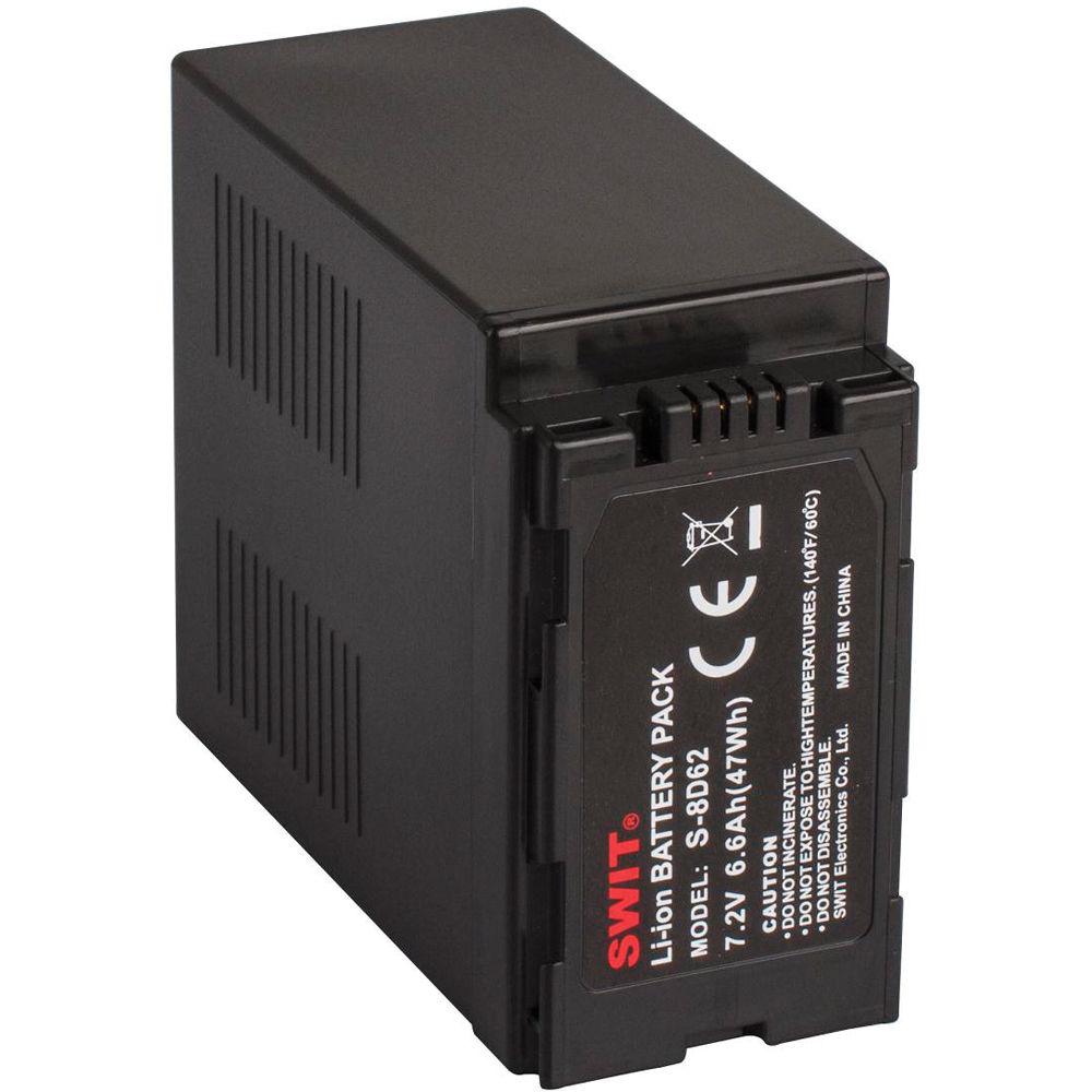 SWIT S-8D62 DV Battery for Panasonic AG-HVX200 201, AG-HPX250, and AG-DVX100 Camcorders