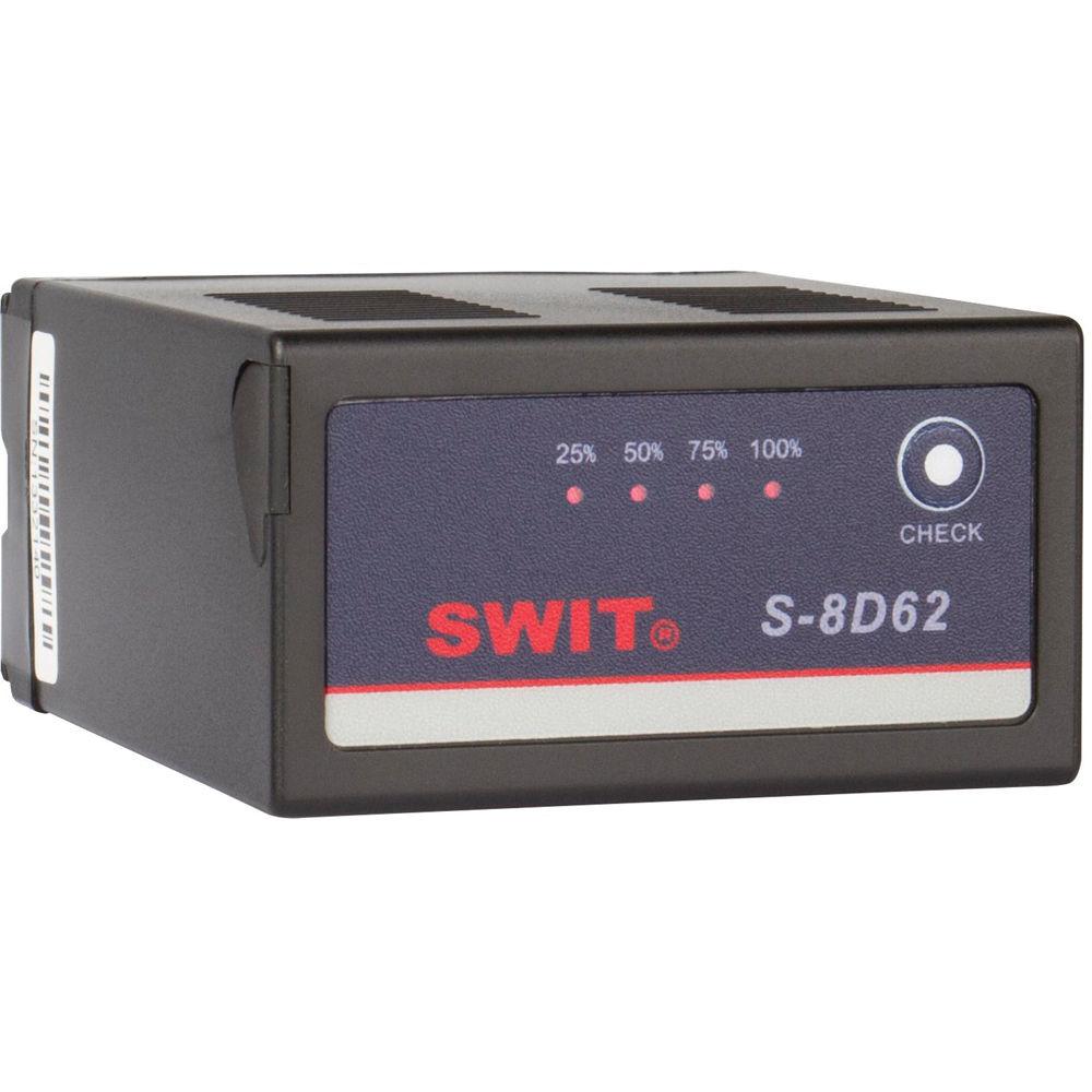 SWIT S-8D62 DV Battery for Panasonic AG-HVX200 201, AG-HPX250, and AG-DVX100 Camcorders