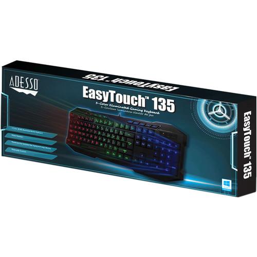 Adesso EasyTouch RGB Backlit Gaming Keyboard