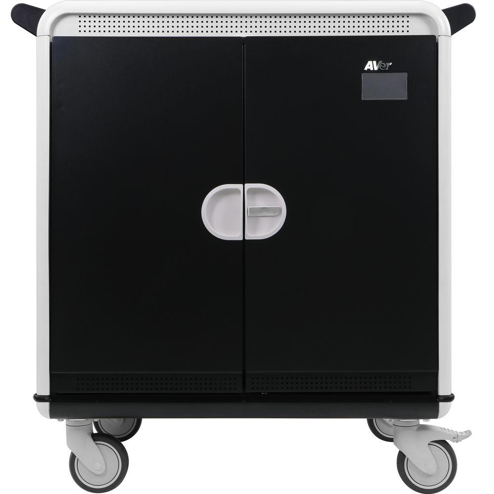 AVer S40i 40-Device Intelligent Charging Cart for Select Laptops and Devices up to 14"