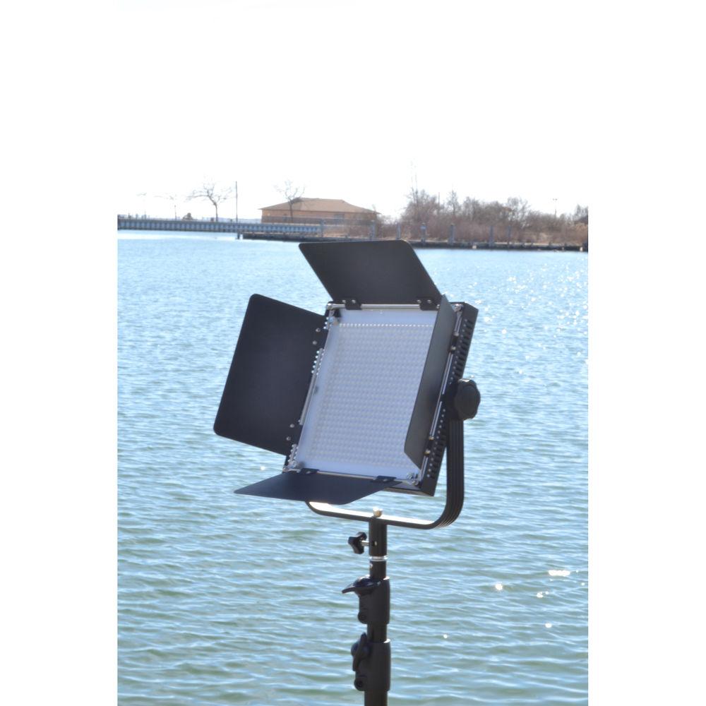 Bescor AL-576KB LED Studio 2-Light Battery Kit