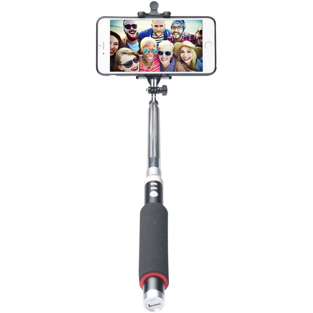 CTA Digital Wireless Selfie Stick with Built-In Battery Pack, CTA, Digital, Wireless, Selfie, Stick, with, Built-In, Battery, Pack