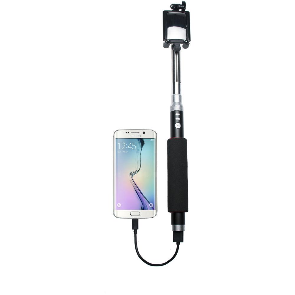 CTA Digital Wireless Selfie Stick with Built-In Battery Pack