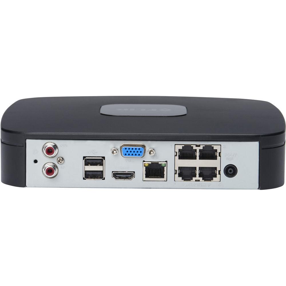 FLIR 4-Channel 5MP NVR with 2TB HDD and 4 1080p Outdoor Dome Cameras