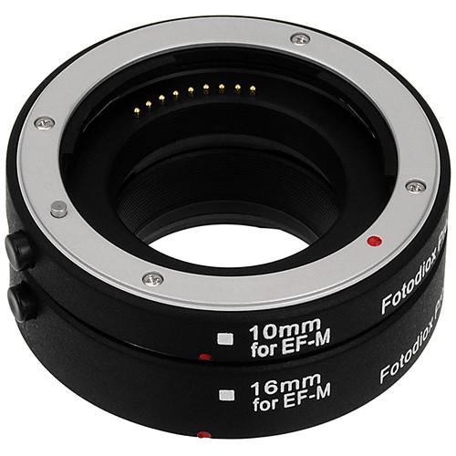FotodioX Pro Automatic Macro Extension Tube Kit for Canon EF-M