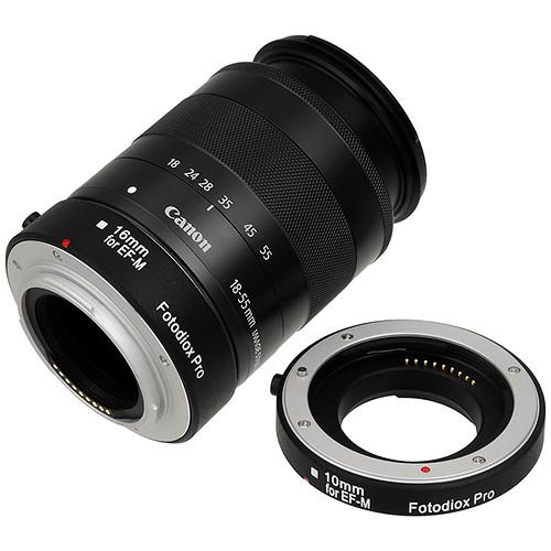 FotodioX Pro Automatic Macro Extension Tube Kit for Canon EF-M