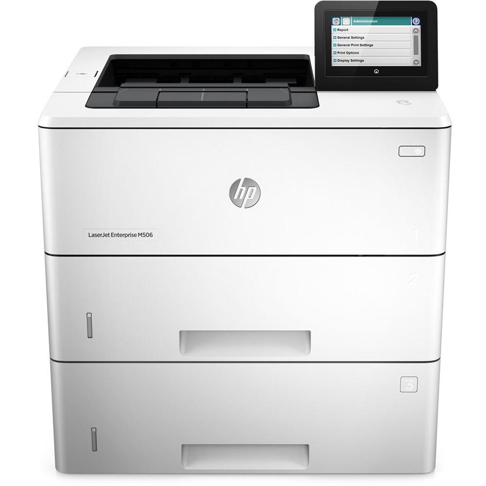 HP LaserJet Enterprise M506x Monochrome Laser Printer, HP, LaserJet, Enterprise, M506x, Monochrome, Laser, Printer