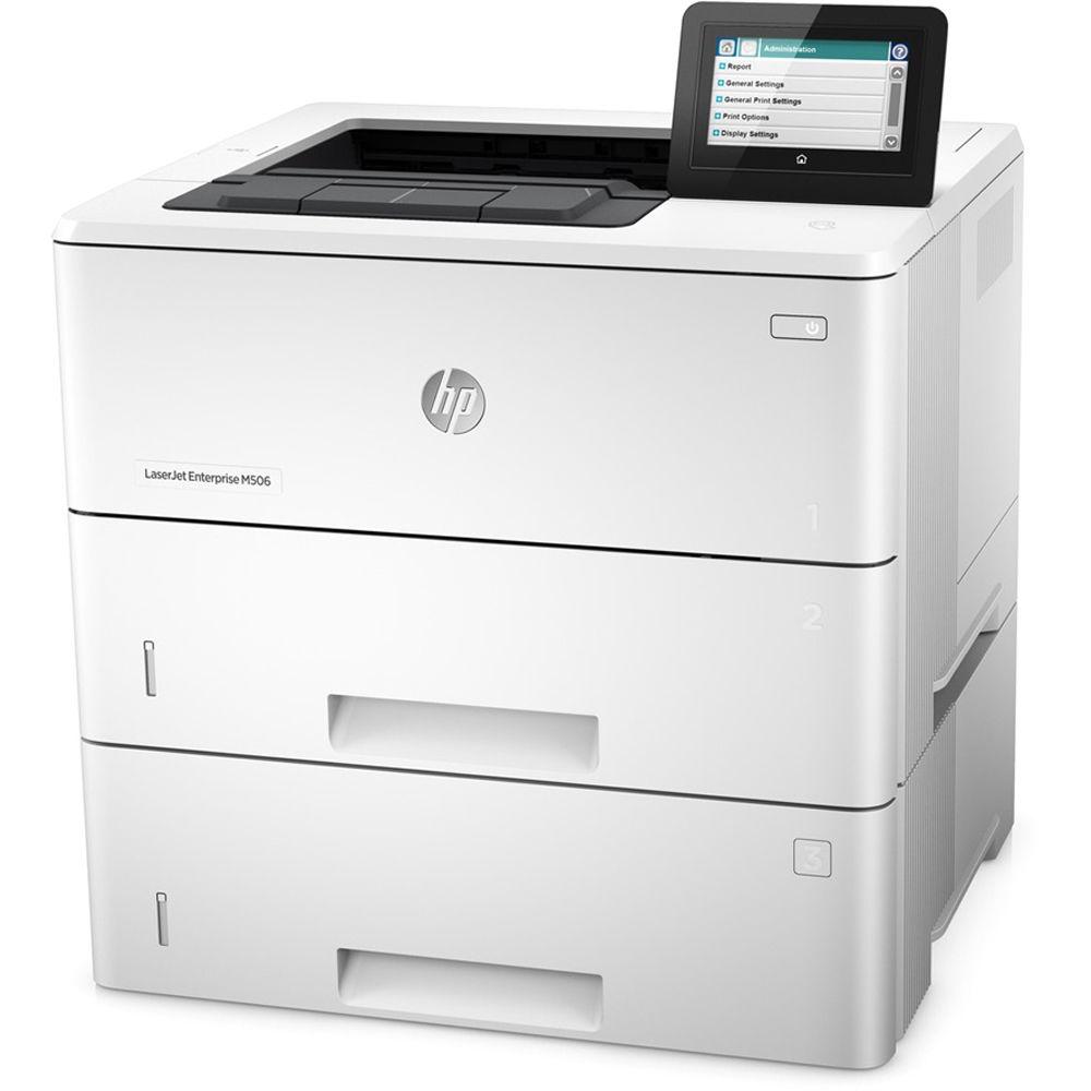 HP LaserJet Enterprise M506x Monochrome Laser Printer, HP, LaserJet, Enterprise, M506x, Monochrome, Laser, Printer