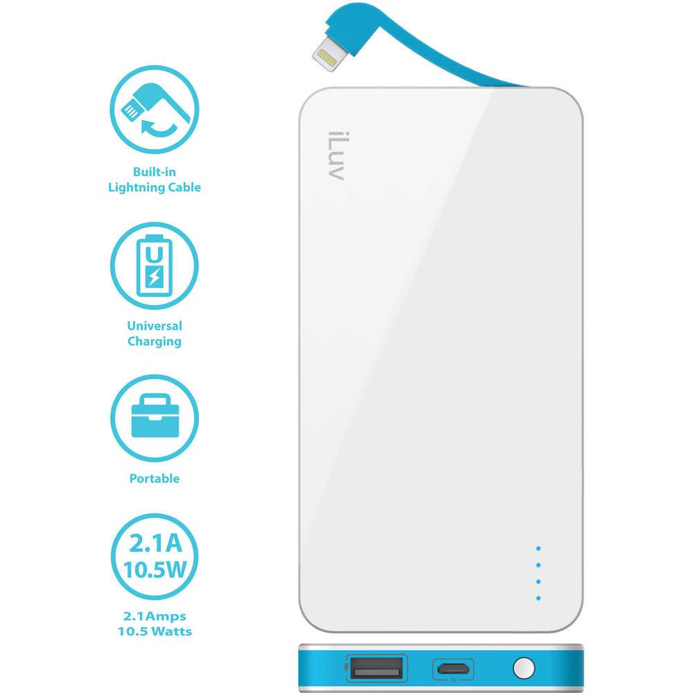 iLuv myPower50L 5000mAh Slim Portable Battery Pack