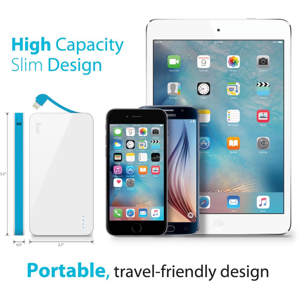 iLuv myPower50L 5000mAh Slim Portable Battery Pack