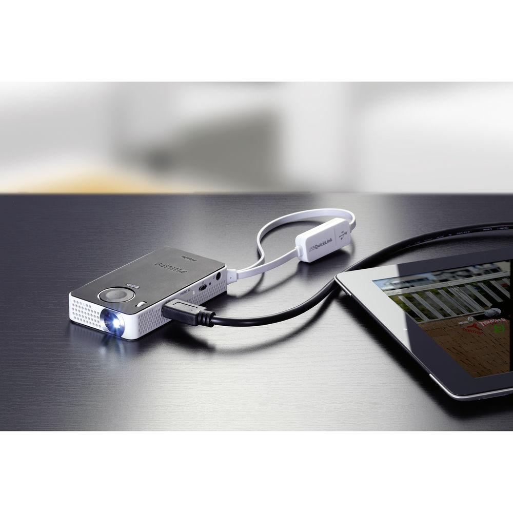 Philips PicoPix PPX4350W 50-Lumen nHD Pocket Projector