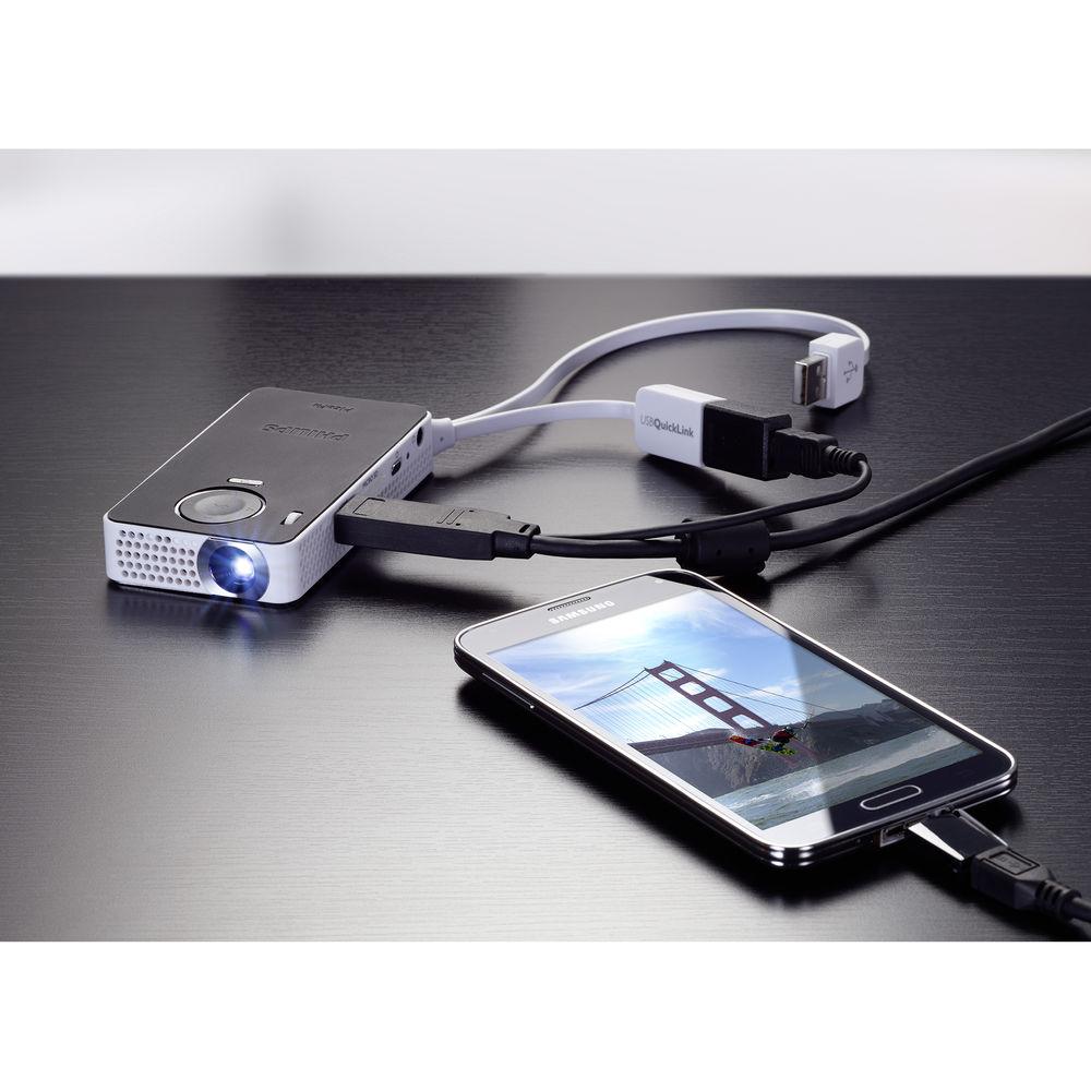 Philips PicoPix PPX4350W 50-Lumen nHD Pocket Projector
