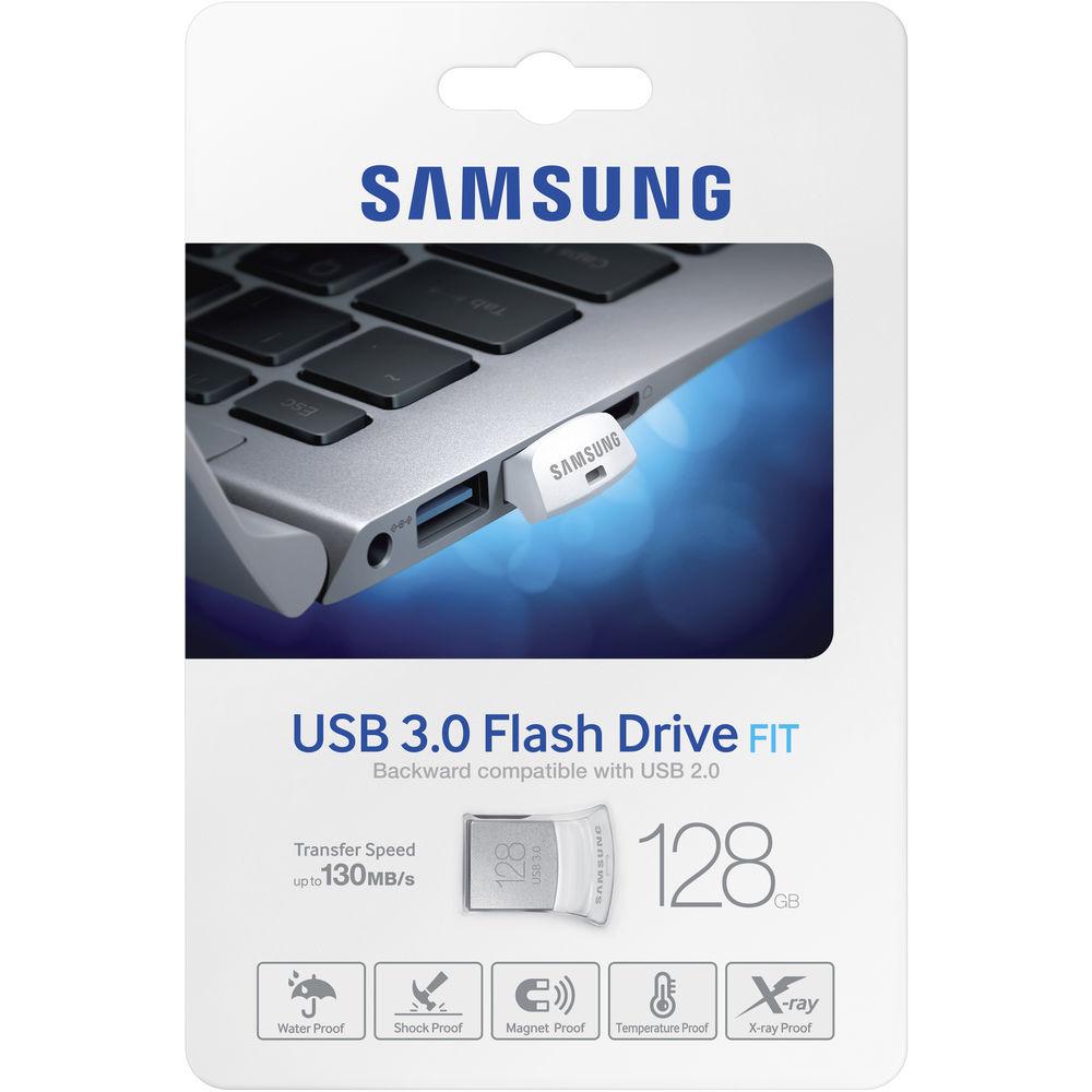Samsung 128GB MUF-128BB USB 3.0 FIT Drive, Samsung, 128GB, MUF-128BB, USB, 3.0, FIT, Drive