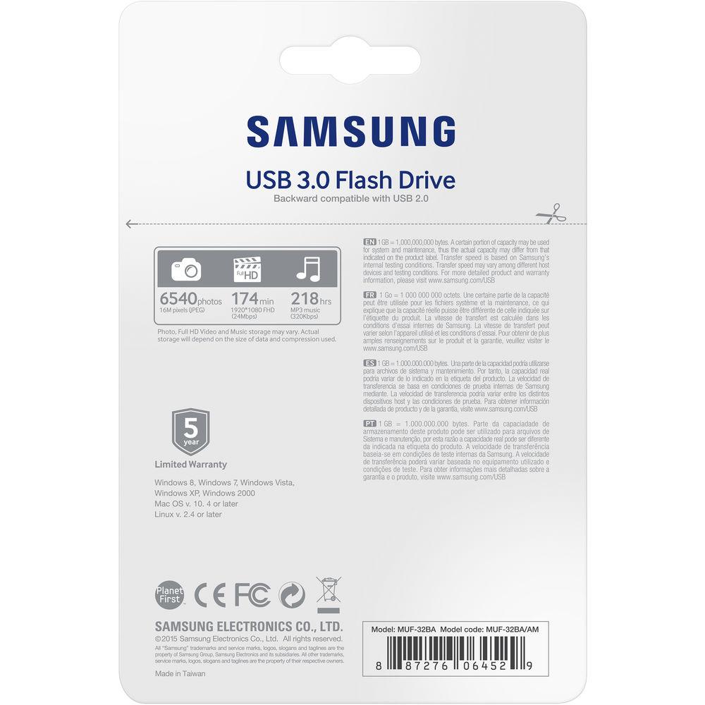 Samsung 32GB MUF-32BA USB 3.0 Drive