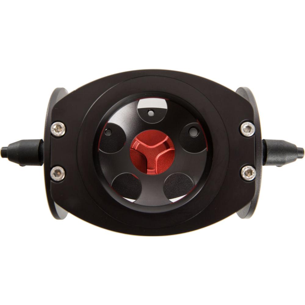 ShooTools Tilt Hi Hat Adapter for 75 100mm Half-Ball Heads with Ring Adapter & 3 8" Locking Handle