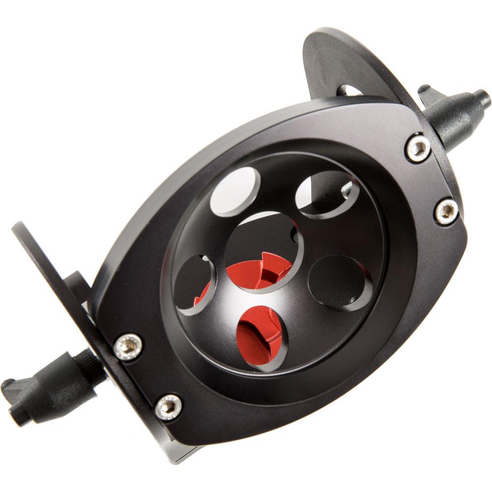 ShooTools Tilt Hi Hat Adapter for 75 100mm Half-Ball Heads with Ring Adapter & 3 8" Locking Handle